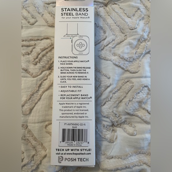 BRAND NEW Apple Watch band by Posh tech - Picture 4 of 5